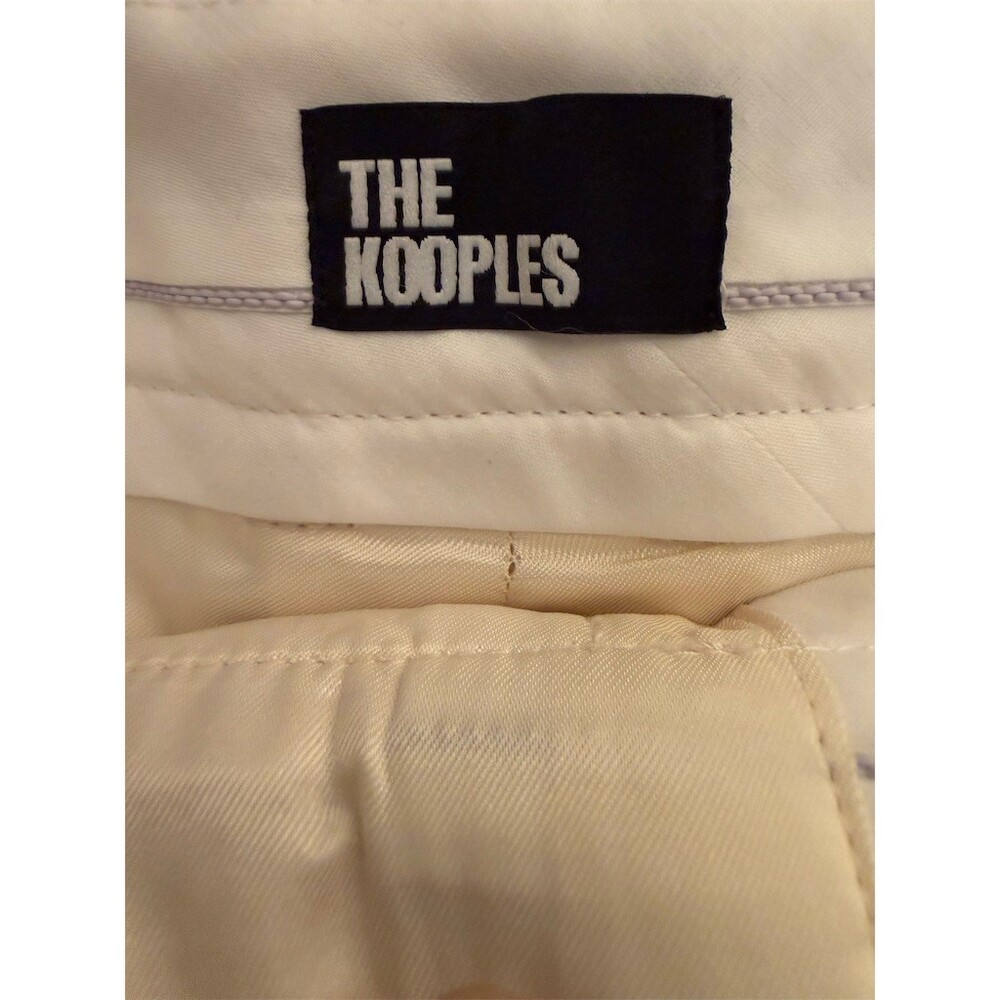 The Kooples Shorts Womens Size 4 Ivory High Waist Tailored Tweed Lined - Picture 5 of 8